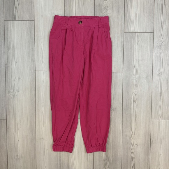 HALARA Pants - Halara Women's Small Mid Rise Zipper Pocket Casual Cotton Joggers‎ Pink Stretch